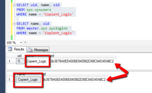 Login and User SID mapping 