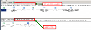 OFFSET FETCH Query Cost Comparision 