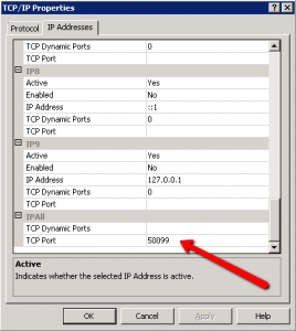 Sql Instanc Set Static Port 