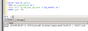 Sql Text function 